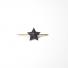 Звезда металлическая 13мм черная с-350