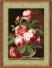 Набор для вышивания ГН-011 "Английские розы" (Россия) 31х21,6 см, Аида кремовая №16, 29 цветов