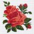 Канва с рисунком "Розы"